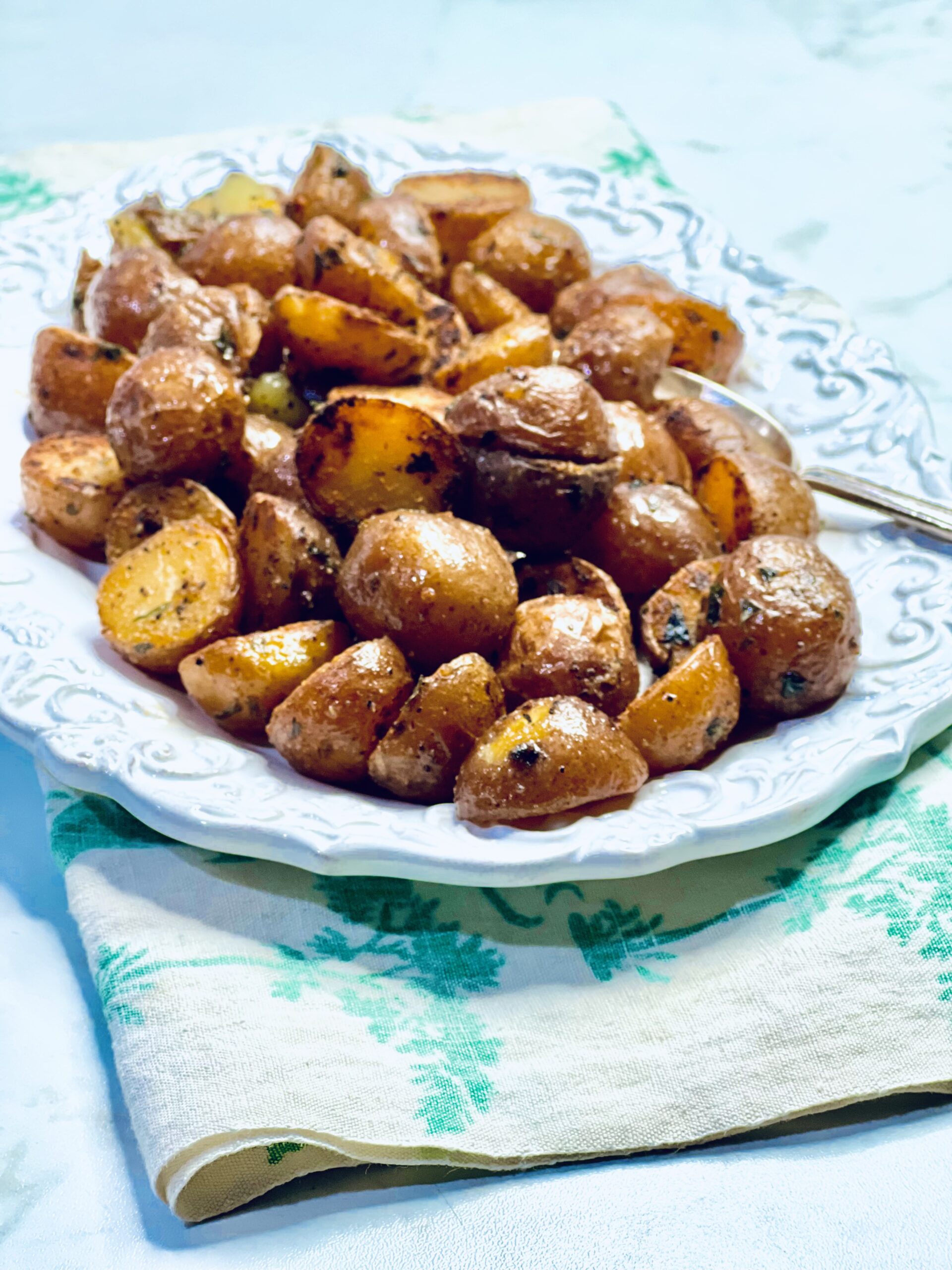 Boiled and Fried Red Potatoes